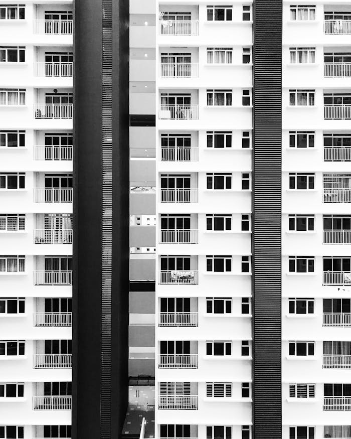 services-03 Stunning black and white photo of modern high-rise in Shah Alam, Malaysia.